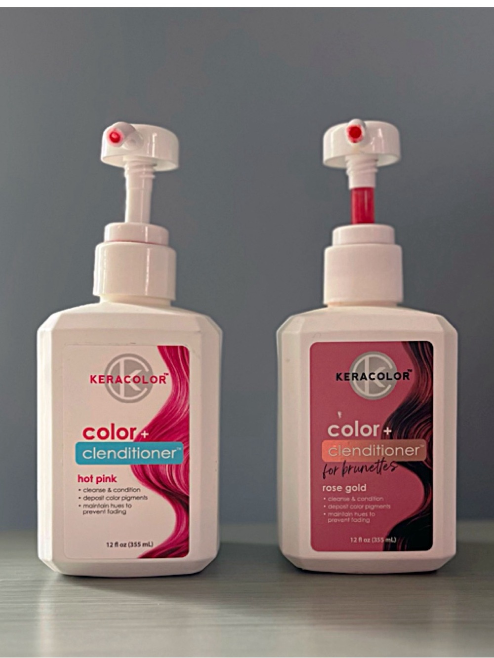 KERACOLOR Hair Color Clenditioner HOT PINK and ROSE GOLD Brunettes - Picture 2 of 12